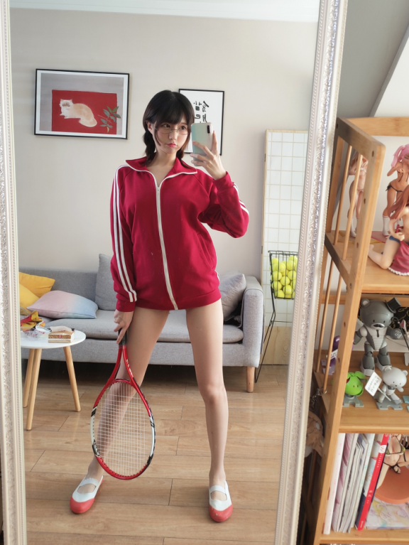 Nagesa魔物喵No.059 運動中……テニスの練習! ! 17P1V100M