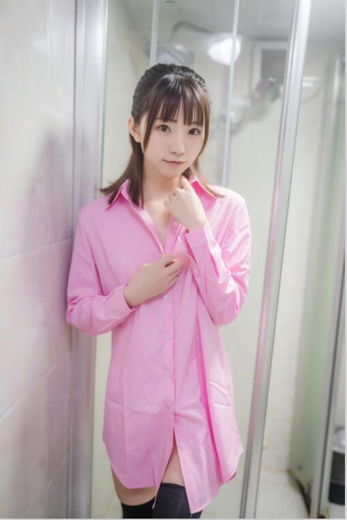 绮太郎_Kitaro - NO.35 粉色衬衫 [38P-120MB]