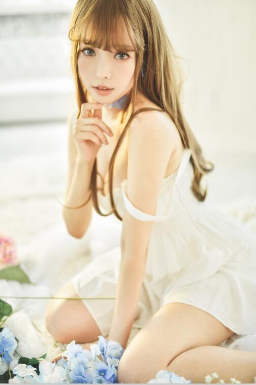 ElyEE子 - NO.76 White Dress [22P-27MB]