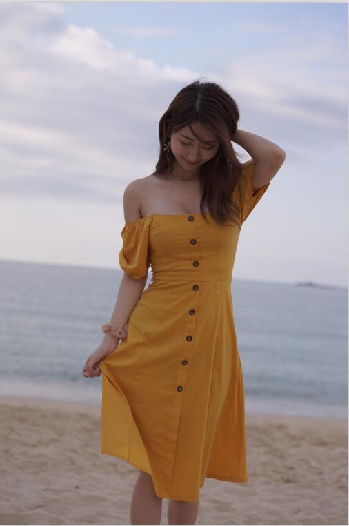 黑川 NO.43 海岛之旅真爱版 - 黄色连衣裙 19p